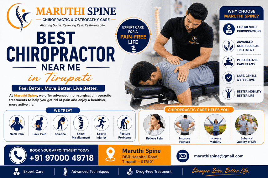 Best Chiropractor Near Me in Tirupati
