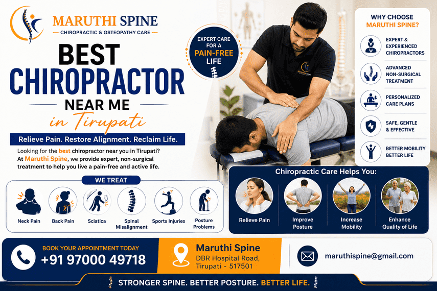 Best Chiropractor Near Me in Tirupati