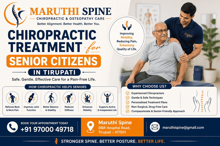 Chiropractic Treatment for Senior Citizens in Tirupati