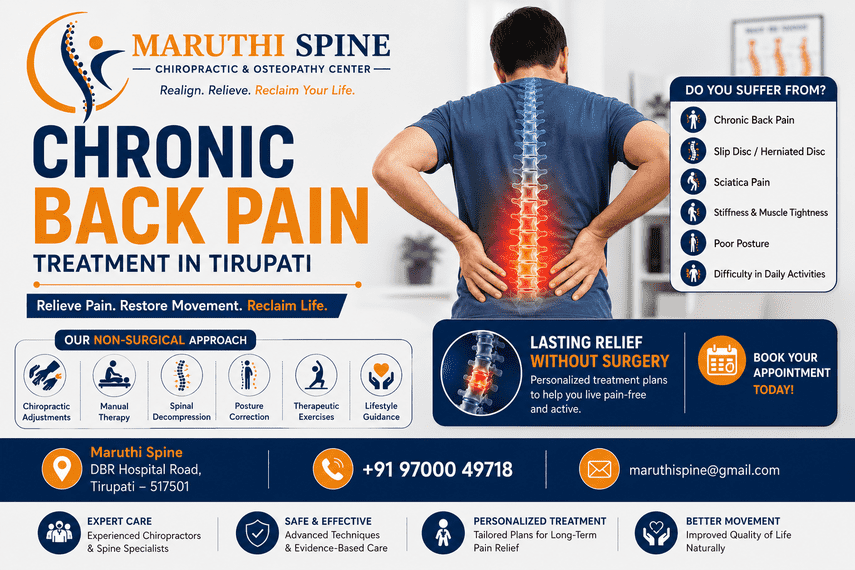 Chronic Back Pain Treatment in Tirupati