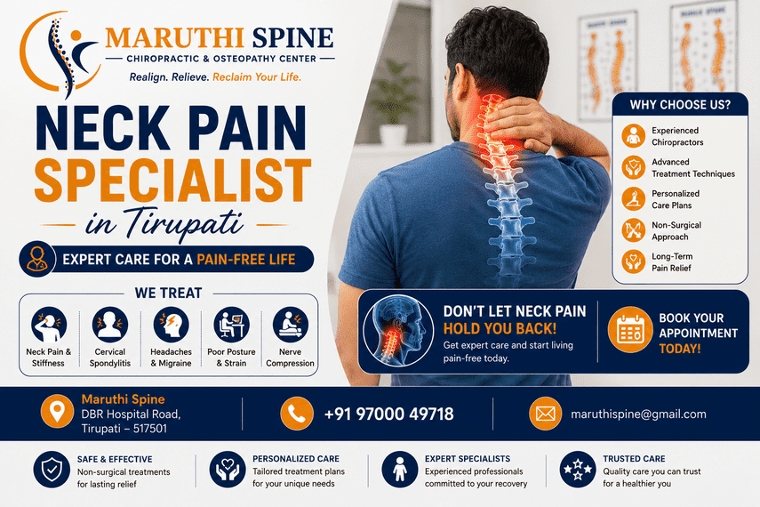 Neck Pain Specialist in Tirupati