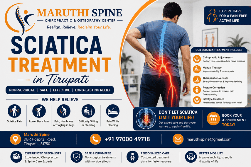 Sciatica Treatment in Tirupati