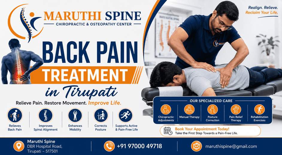 Spine Care Clinic in Tirupati for Back & Neck Pain
